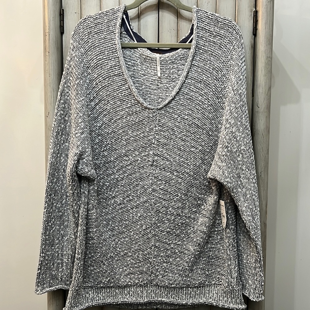 Free People Bright Lights Obsidian Sweater